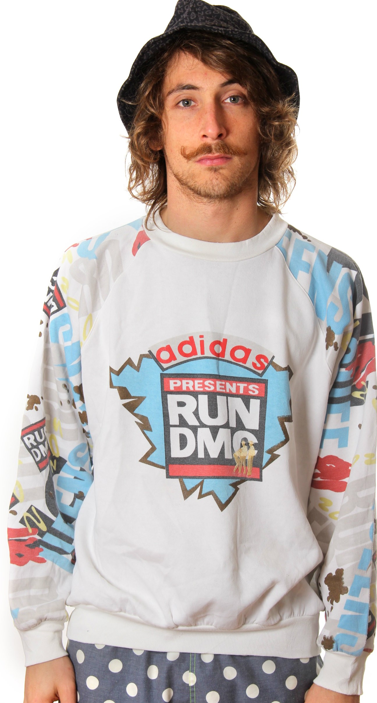 adidas original jam block crew neck